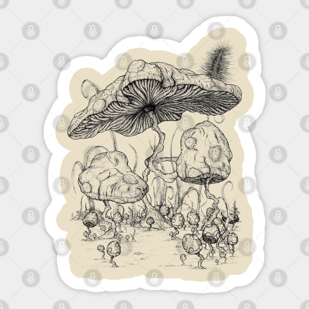 Mario Mushroom Typologies Sticker by TenkenNoKaiten